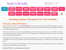 Tablet Screenshot of bondwithbaby.com